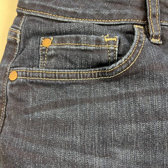 Lee Riders Midrise BootCut Dark Wash Jeans Stretch Denim Size 16P - Picture 7 of 13